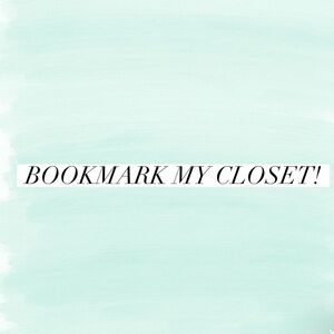 LIKE this item to receive notice of sales going on in my closet!